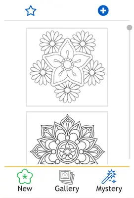 Mandala Flowers coloring book android App screenshot 7